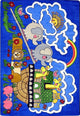 Kid Essentials Rug, Noah's Ark, 3'10"x5'4"
