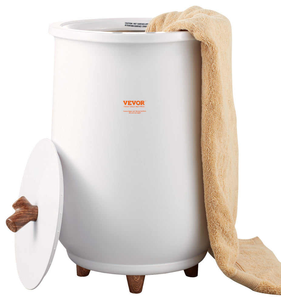 VEVOR Towel Warmer Bucket 20L Large Towel Warmers for Bathroom with LED Light