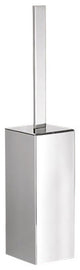 Square Polished Chrome Toilet Brush Holder