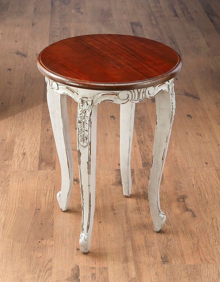 Carina End Table, White