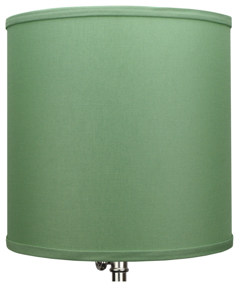 FenchelShades Drum Lampshade 10.5"x10.5"x10.5", Linen Celadon