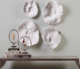 Uttermost Sea Coral Wall Art, Set of 4