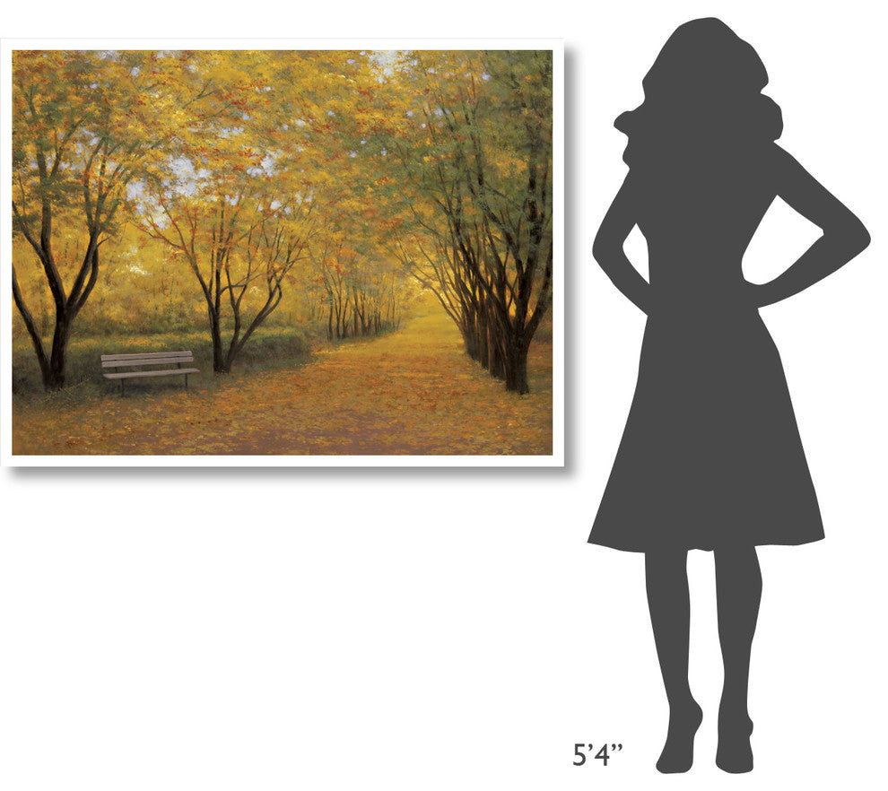 "Autumn Gold" Digital Paper Print by Diane Romanello, 50"x38"