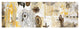 "Decadent Garden III" Digital Paper Print by Joan Elan Davis, 56"x20"