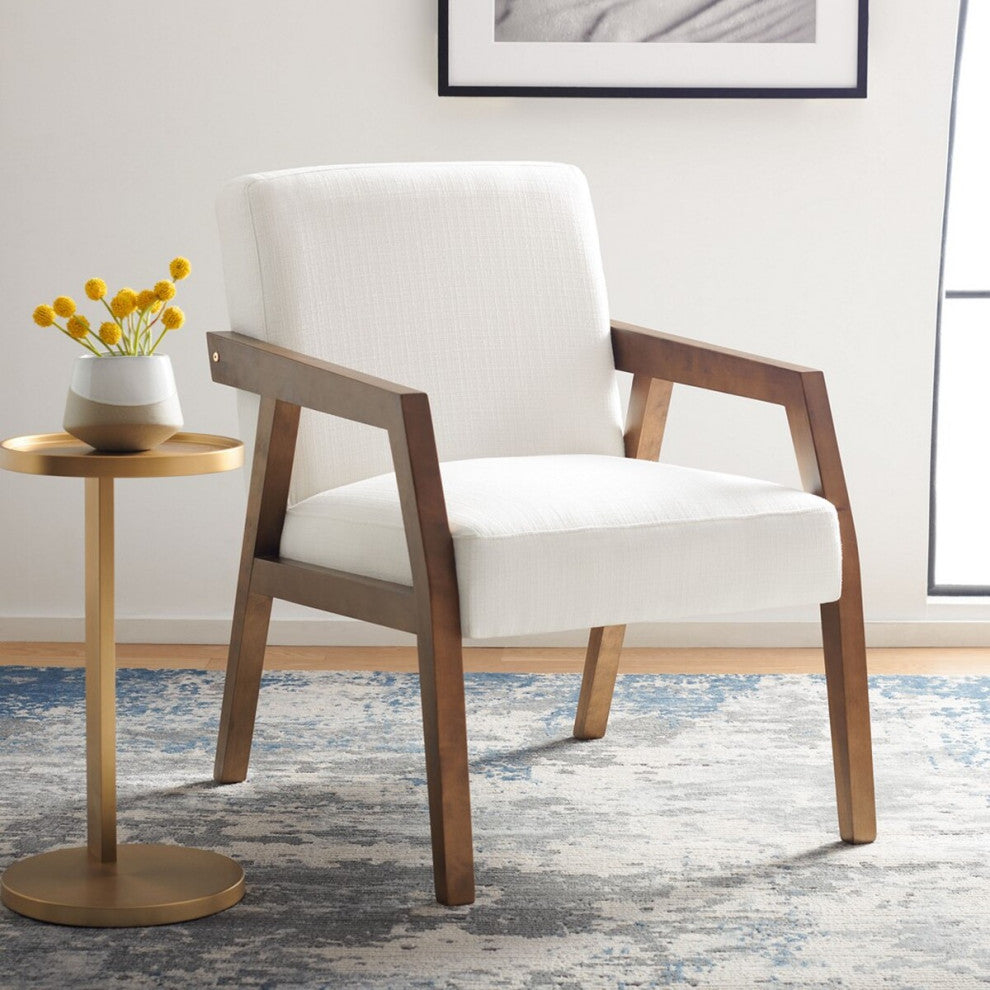 Safavieh Olyvar Arm Chair, White