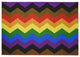 Inclusive Pride Chevron Chenille Rug, Inclusive Pride Chevron, 5'x7'