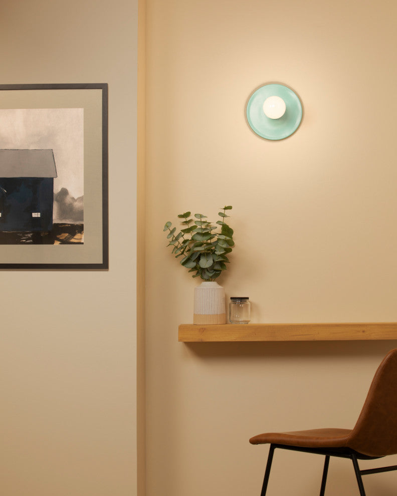 Discus Wall Sconce, Reflecting Pool