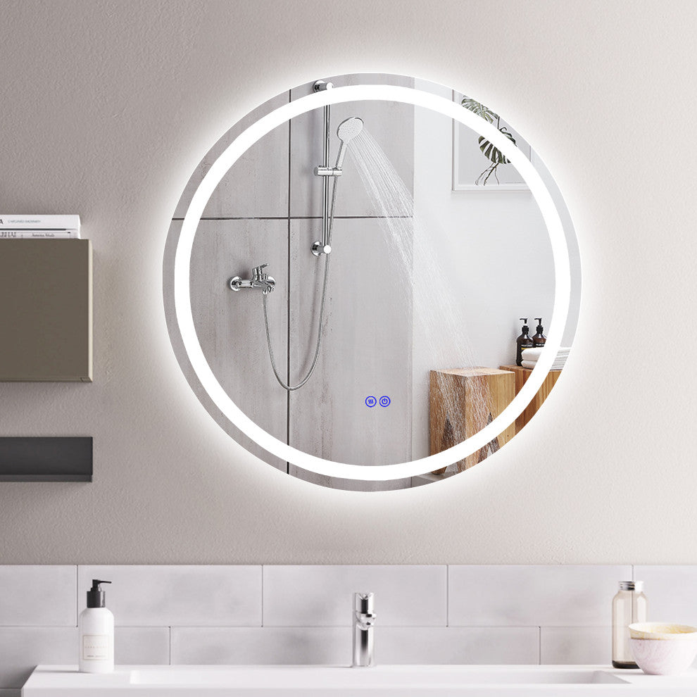 CHLOE Lighting SPECULO Back Lit LED Mirror 6000K, Daylight White, 28"
