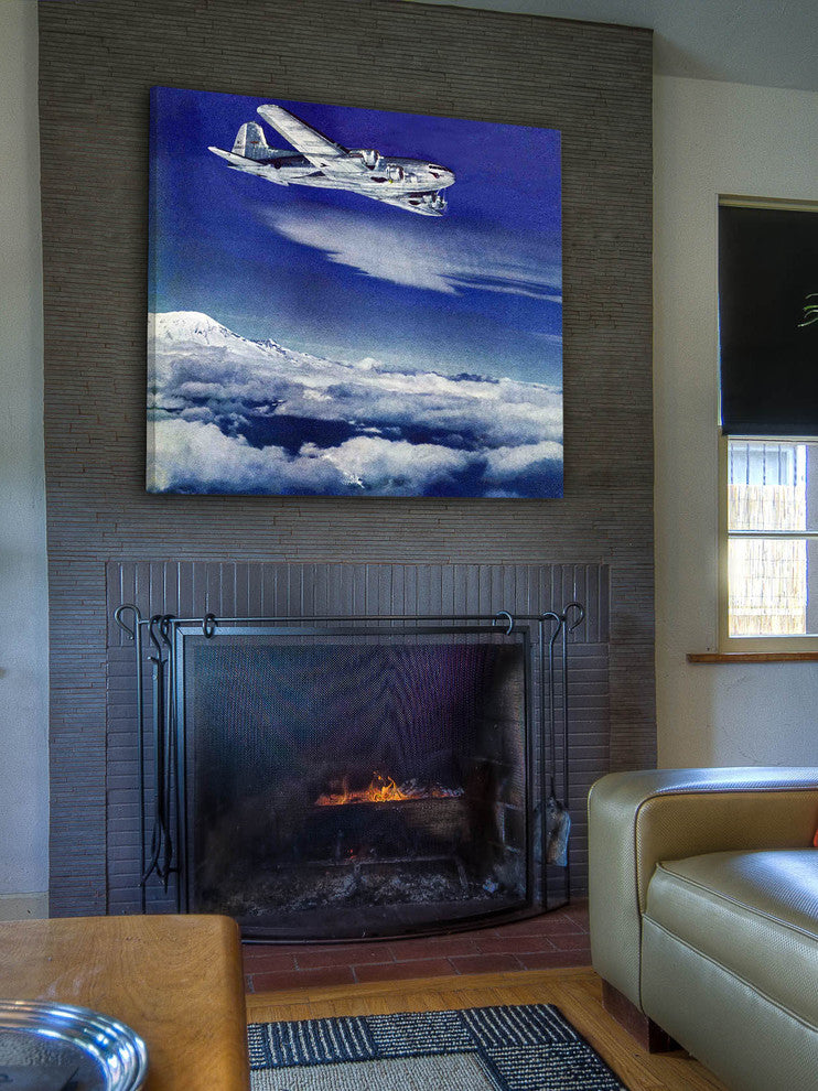 "Above the Clouds" Painting Print on Wrapped Canvas