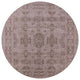 Ahgly Company Indoor Round Mid-Century Modern Area Rugs, 4' Round