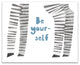 Be Yourself Zebra 20x16 Canvas Wall Art