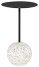 Aldo Black Metal Side Table, HGMV201