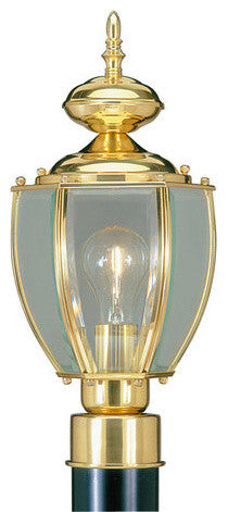 Livex Lighting 1 Light Pb Outdoor Post Lantern - 2009-02