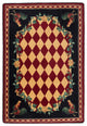 High Country Rooster Rug, Red, 3'x4', Scatter