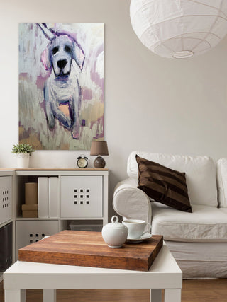 "Welcome Home" Painting Print on Wrapped Canvas, 24"x36"
