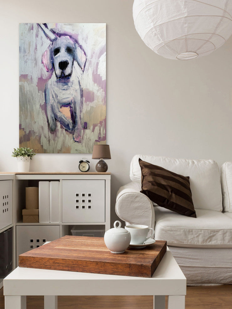 "Welcome Home" Painting Print on Wrapped Canvas, 24"x36"