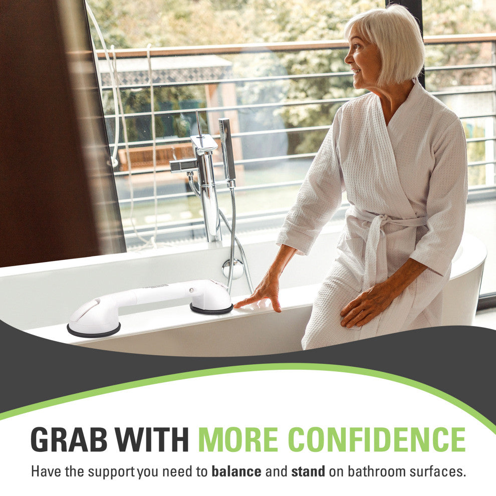 Tile Grip Portable Suction Telescoping Grab Bar