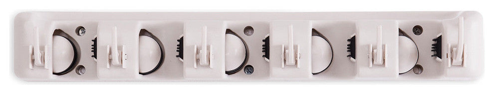 Costway Mop Holder Hanger 5 Position Home Storage Broom Organizer Wall Mounted