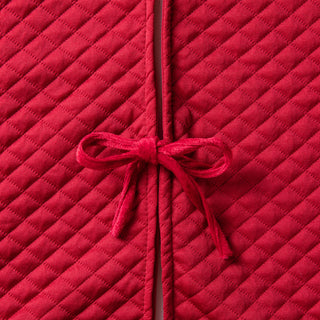 48''D Velvet Ruffled Christmas Tree Skirt