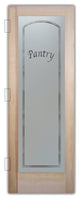 Pantry Door - Classic Arched - Douglas Fir (stain grade) - 24" x 96" -...