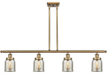 Innovations 916-4I-BB-G58-LED 4-Light Island Light, Brushed Brass