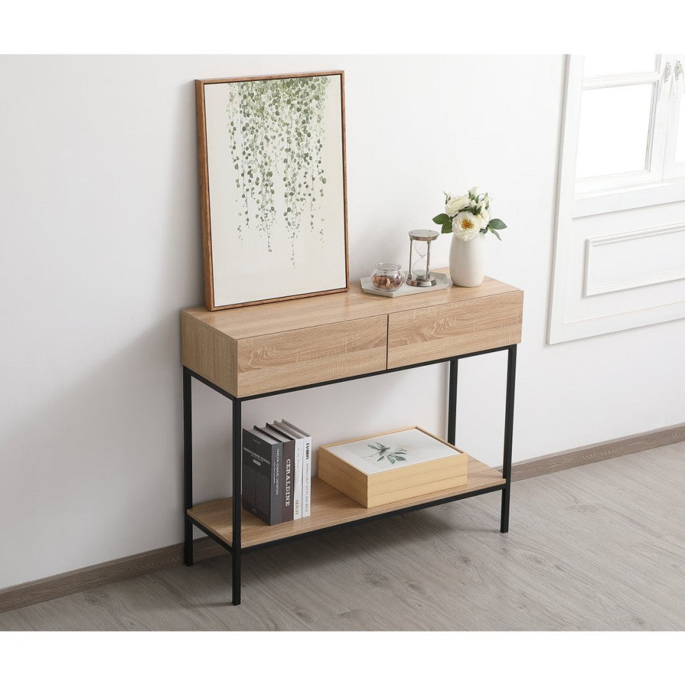 Elegant Decor AF110642MW 42 inch console table in mango wood