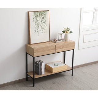 Elegant Decor AF110642MW 42 inch console table in mango wood