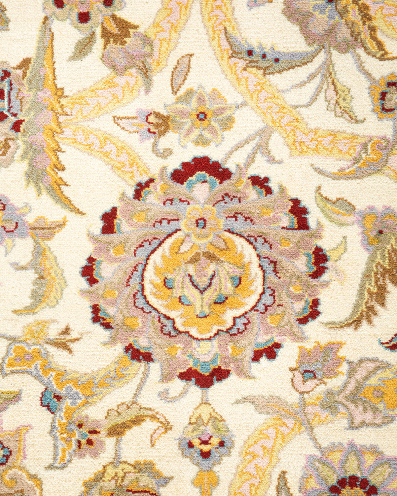 Mogul, One-of-a-Kind Hand-Knotted Area Rug Ivory, 9' 3" x 12' 1"