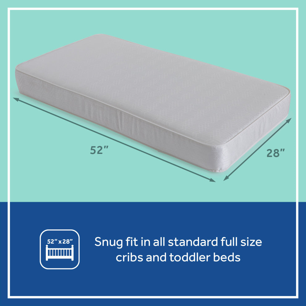 Sealy Baby Posturepedic Grace 2 Stage Hybrid Crib and Toddler Mattress