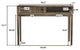 West 43" Wide Console Table