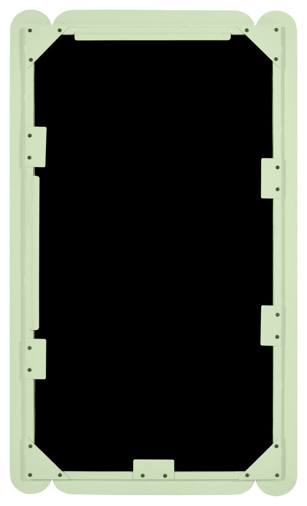 Cozzi Wall Mirror, Mint Green