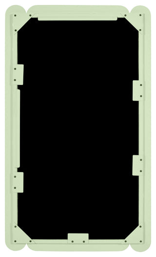 Cozzi Wall Mirror, Mint Green