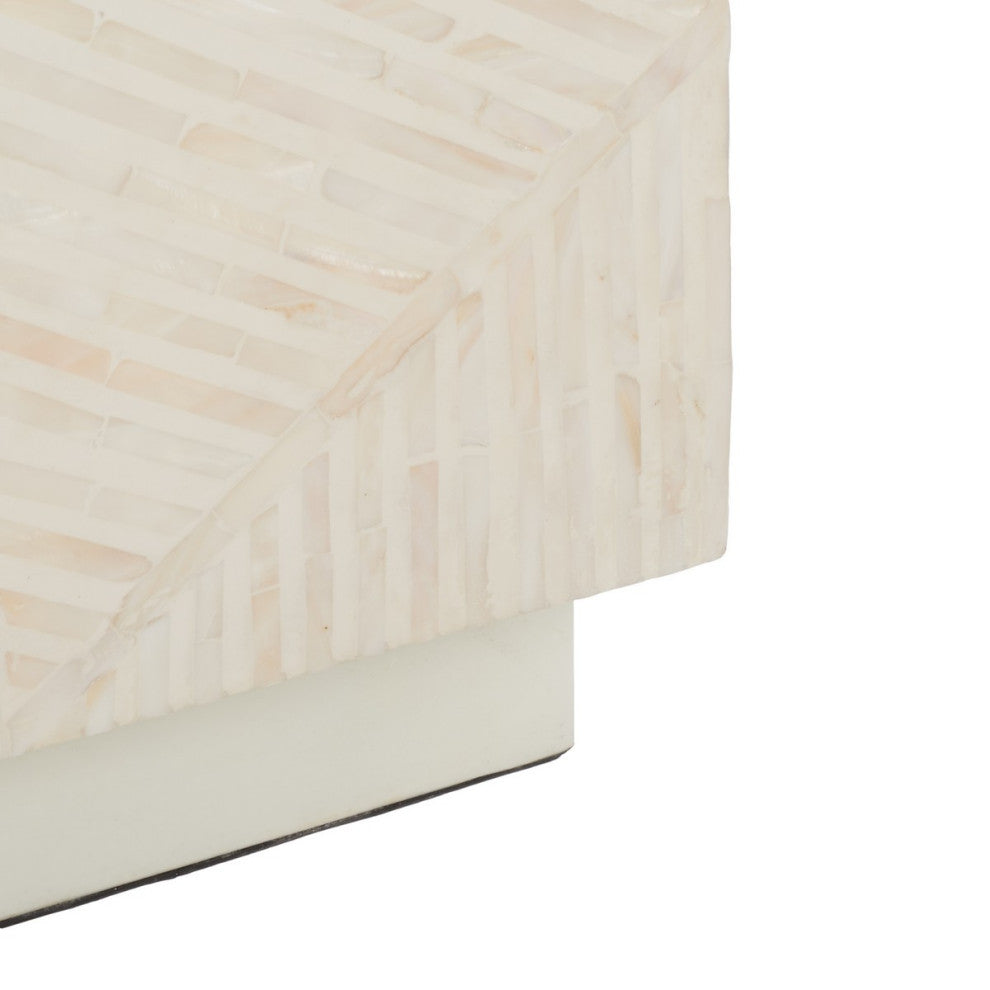 Safavieh Kiely Square Stool, Champagne