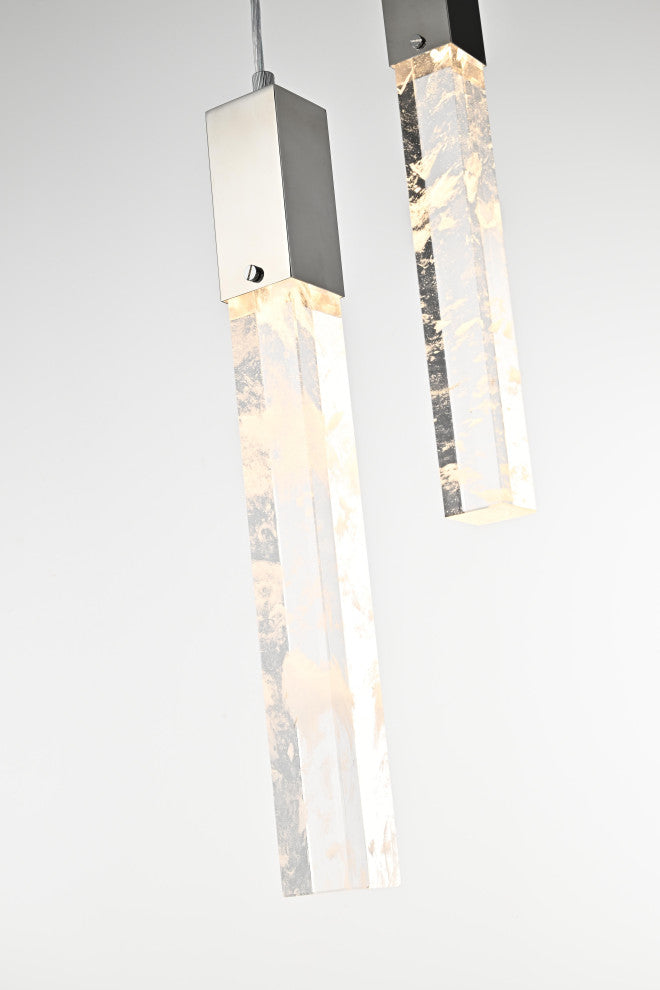 Home Living 36" Chandelier, Chrome