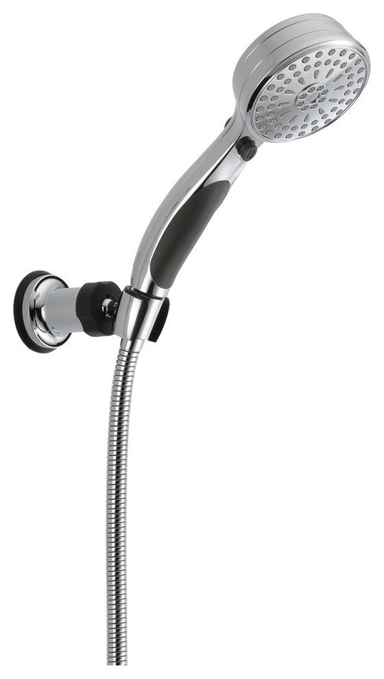 Delta ActivTouch 9-Setting Adjustable Wall Mount Hand Shower, Chrome, 55424
