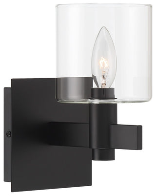 Decato 1 Light Sconce, Black