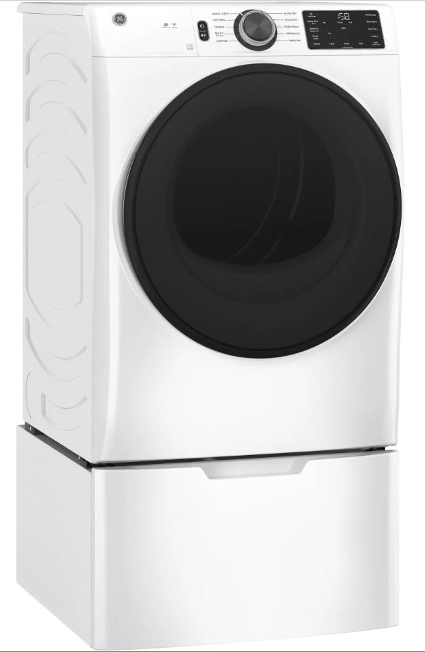 GEÂ® 7.8 cu. ft. Capacity Smart Front Load Gas Dryer with Sanitize Cycle