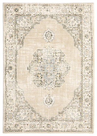 Oriental Weavers Sphinx Andorra 303D  Rug, Beige/Ivory, 8'6"x11'7"