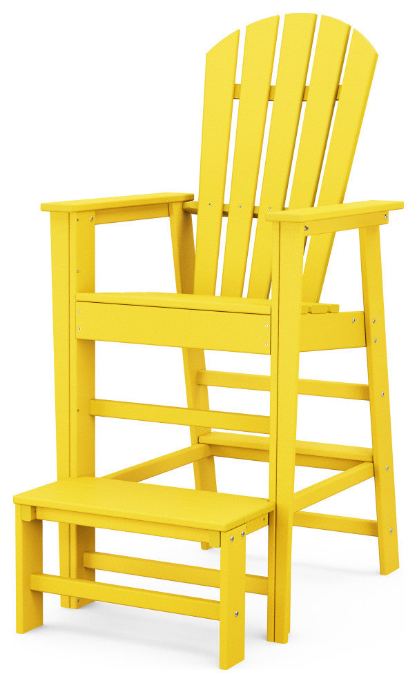 Polywood South Beach Lifeguard Chair, Lemon
