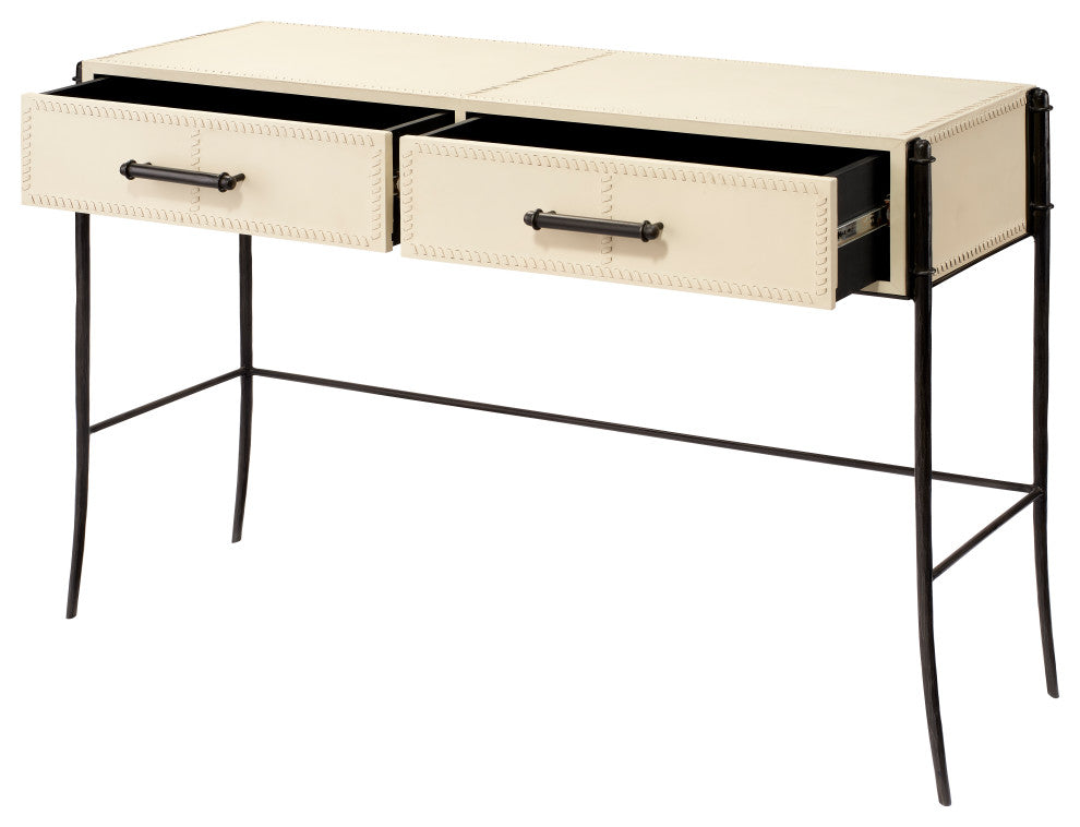 Nevado Leather Console Table