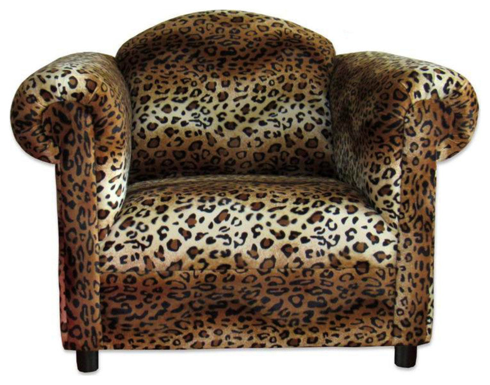 Leopard Arm Chair, Leopard Print Chair