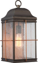 Nuvo Howell 1-Light Bronze Large Outdoor Wall Light Fixture
