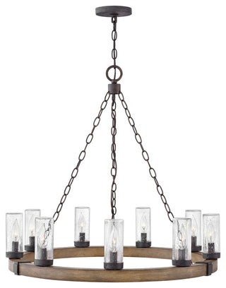 Hinkley Lighting 29208 Sawyer 120v 9 Light 30"W Outdoor Wrought - Sequoia