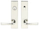 Cologne Lever, Tubular Entry, Single Cylinder, LH, Polished Stainless Steel