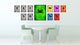 Cancer Horoscope Astrology Green Print on Canvas with Picture Frame, 28"x37"