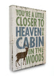 Stupell Industries Closer to Heaven in a Cabin, 16 x 20