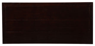 71" Shelter Bay Credenza, Soft White Base, Caribbean Rum Top