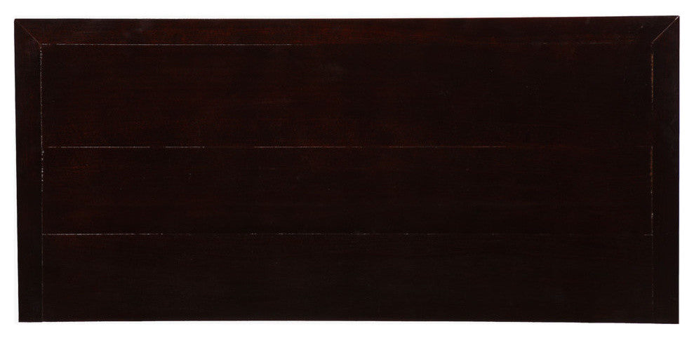 71" Shelter Bay Credenza, Soft White Base, Caribbean Rum Top