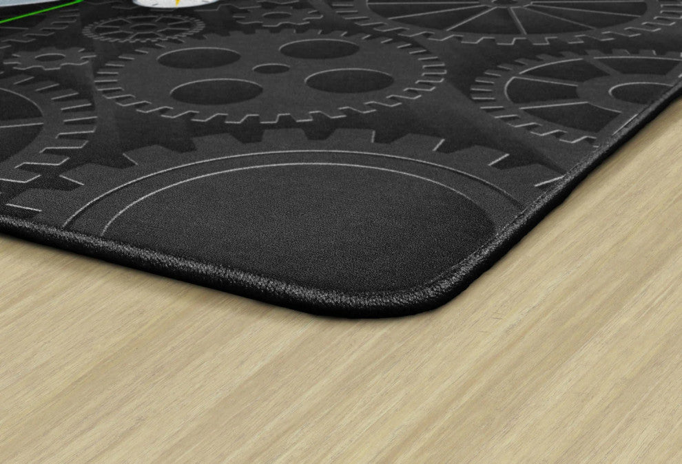 Flagship Carpets  VA1026-44FS 7'6" X 12' Creation Gears Educational Rug