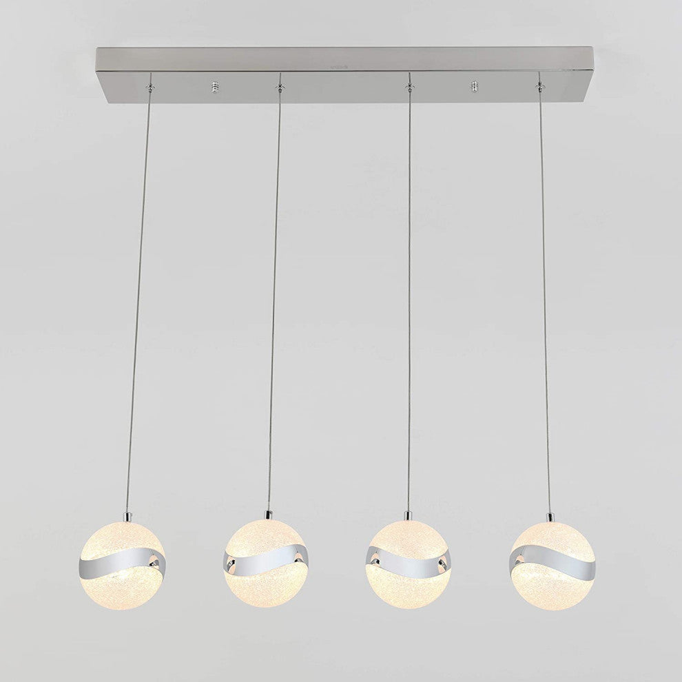 Artika Wavey 4-Light Pendant Light Fixture